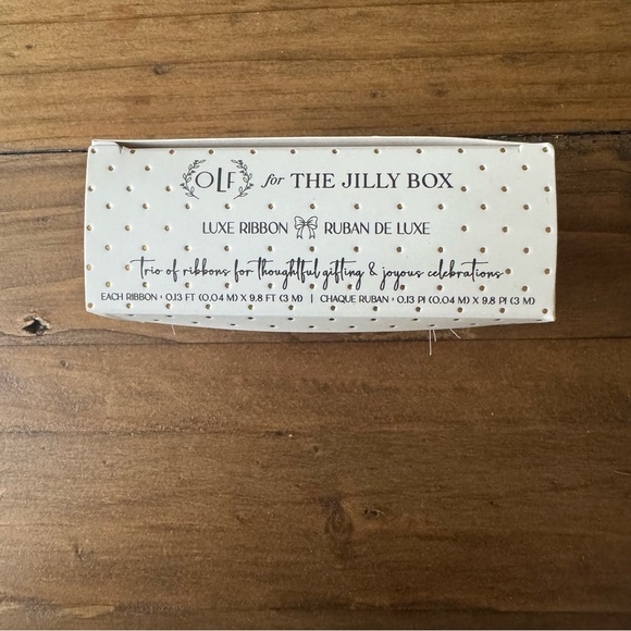 Jilly box Olf hand frayed ribbon - Picture 2 of 2